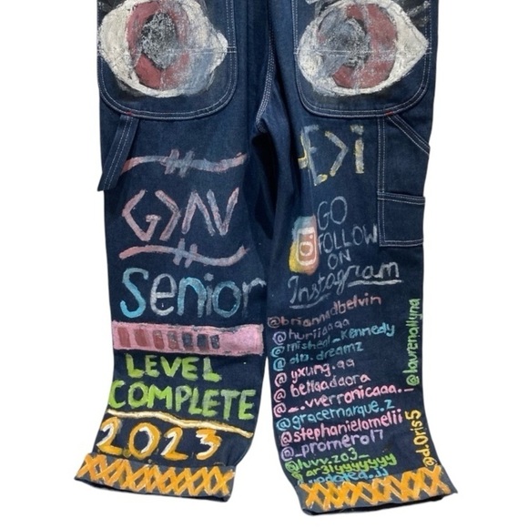 Handpainted Dickies Artist Overalls - Picture 5 of 9